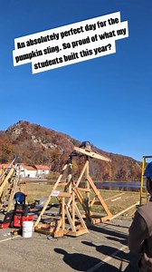 🎃🔧 The WOHS Technology Student Association crafted a incredible trebuchet for this year’s 6th annual Pumpkin Sling at Picatinny! From engineering to teamwork, they brought their A-game to sling pumpkins farther than ever before. 🏗️✨ Check out their hard work and ingenuity in action! #PumpkinSling #wopride #STEM | West Orange Public Schools, NJ
