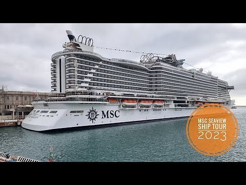 MSC Seaview Cruise ship Tour 2023