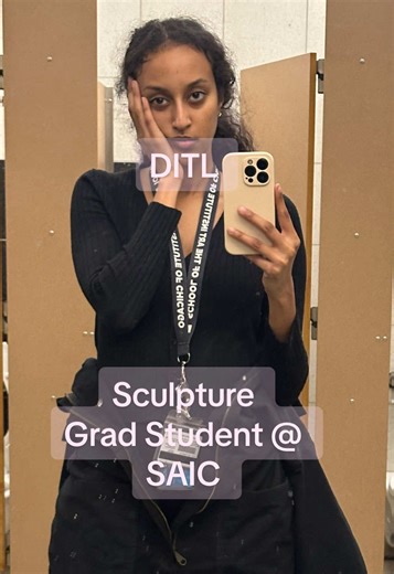 Another DITL of a Sculpture Grad Student at SAIC! Finals week edition, definitely NOT a normal day lol but a great day nonetheless! 📍@SAIC #chicago #artist #saic #gradschool #blackartist