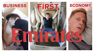Reviewing all three classes on the same Emirates flight ✈️ First class vs business vs economy | The Points Guy
