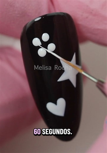 Elegant Black & White Nail Art Tutorial