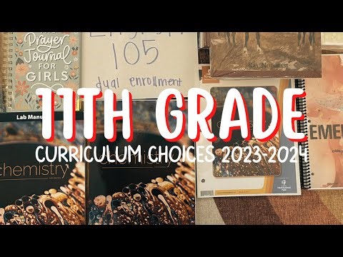 11th grade curriculum choices ||new homeschool year 23-24