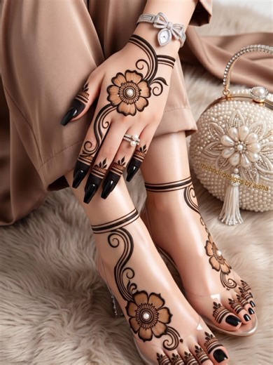 Latest Simple & Arabic Mehndi Designs for Beginners