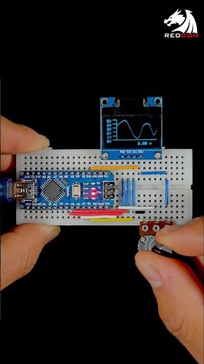 Plotter - Arduino project - Oled Display SSD1306 #microcontroller #arduino