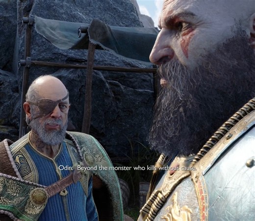 Kratos Warns Odin | Kratosworld