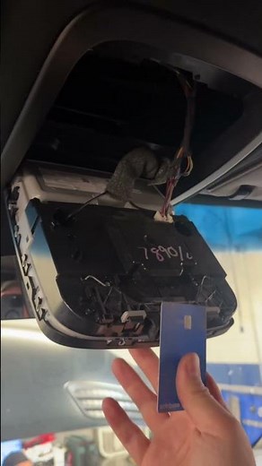 How to Remove the Overhead Control Panel | Dome Light 2019+ Mercedes Sprinter
