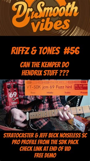 Riffz 'n Tones #65 - Can the kemper do Hendrix cleans ?