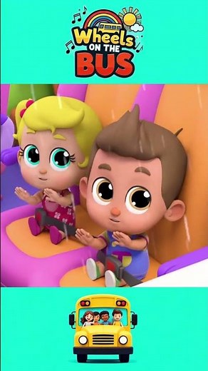 Wheels on the Bus Cocomelon Remix | 1-Minute Kids Loop | Nursery Rhymes Mashup Versions for Children