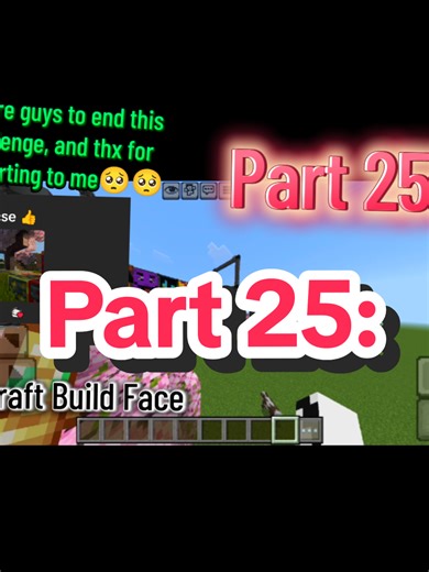 @cyrus Minecraft Build face #fyp #letsbuild #minecraft #minecraftplayer #building