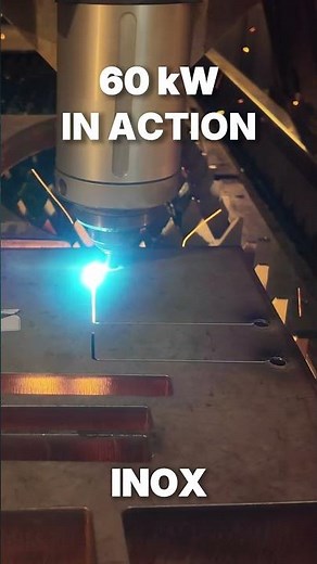 60 kW INOX Sheet Cutting