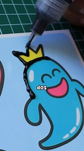 Creando stickers con este material 😝 #dibujo #pintura #arte #sticker | David Juarez Ortiz