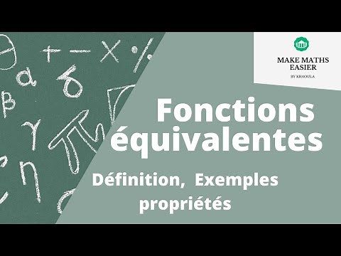 Fonctions équivalentes : définitions et exemples
