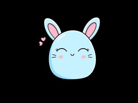 Draw Step by Step a Kawaii Bunny Squishmallow Easy | Draw A Cute Bunny Squishmallow Easy