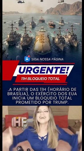 URGENTE: Bloqueio total das forças dos EUA às 11h #alerta #militares