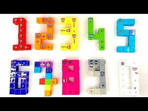 Numberblocks 1 to 100 Cubes Set Count Simply Math - Learn Count To Big Numbers Rainbow Colors Learn