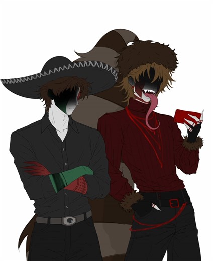 Contendido de ficción / Alternative Universe #ruscan #canmex #rusmex #countryhumans #countryhumansau