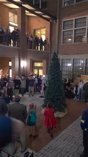 The countdown to the annual tree lighting is always a fun moment! | Cathedral of Saint Paul