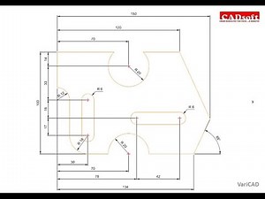 VariCAD 2016 2D - Exercise 1