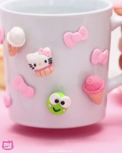Join us for a supercute craft! Learn how to make a Hello Kitty 3D mug on the #HelloKittyandFriends YouTube channel! ☕ Watch now: https://bit.ly/3JVcyph | Hello Kitty