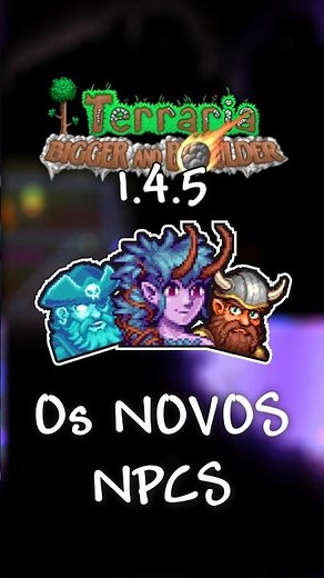 Os NOVOS NPCS do Terraria 1.4.5 #terraria #tmodloader #shorts