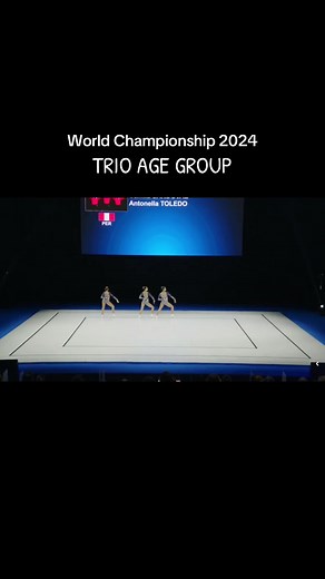 Trio Age Group - MUNDIAL de Gimnasia Aeróbica 2024 🇮🇹🏆 #worldchampionship #aerobic #gymnastics #training #girls #team #friends #mindoverbody #hardwork #jumpingjack #gimnasia #aerobica #enfoque #disciplina #valores #esfuerzo #trabajoduro #deportistas #gimnastas #mundial
