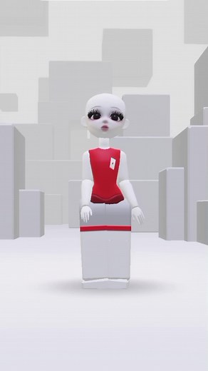 Ghost Girl Doll Head Styling in Roblox