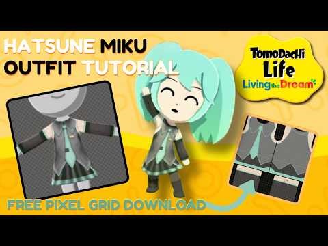 How to make Hatsune Miku's Outfit in Tomodachi Life