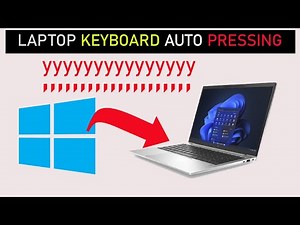 Laptop key press automatically Fixed