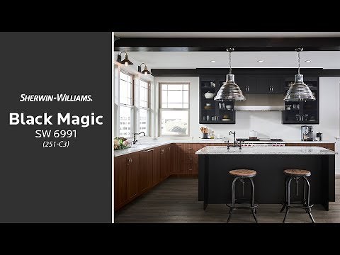 April 2018 Color of the Month: Black Magic SW 6991 - Sherwin-Williams