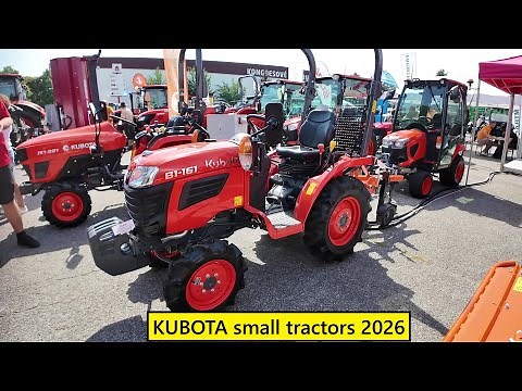 KUBOTA small tractors 2026