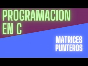 Matrices con punteros | Ejercicios programación en C