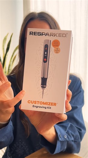 Resparked | DIY Crafting Made Simple on Instagram: "Inside the Customizer Special Edition, every detail is designed to spark your creativity before you even start ✨ Experience the calm, the sound, and the craft today! #customengraving #engravingkit #asmr #crafting #firstdiy"