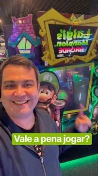 Arcade do Luigi’s Mansion? Vale a pena jogar? Avaliação é review #nintendo #mario switch2 #arcade