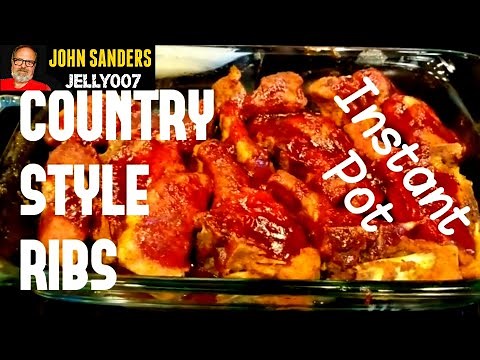 COUNTRY STYLE RIBS IN INSTANT POT electric pressure cooker PLEASE SEE PYREX NOTE BELOW