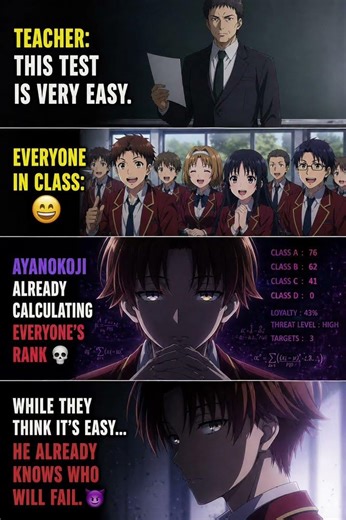 class room of the elite meme #anime #memes #classroomoftheelite #ayanokoji