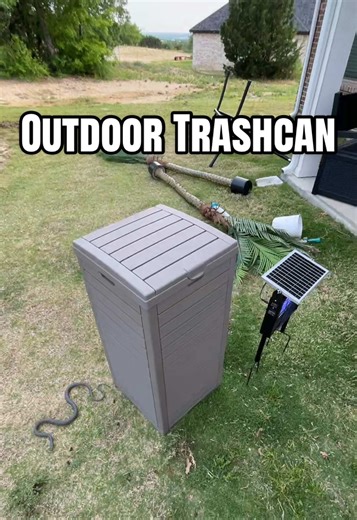 Waterproof Outdoor Trashcan | trash can