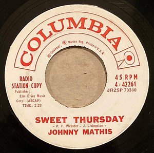 Johnny Mathis - Sweet Thursday