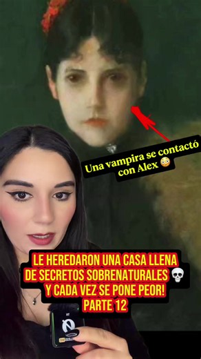 Las cosas se ponen más serias con Alex 😳 el vampiro que apareció en su casa es señal de que las cosas cambiaron, algo malo se acerca y tiene que adentrarse en información que NO quería adentrarse por lo mismo @AlexCalvoIsHaunted 😳 #vampiros #sobrenatural #creepy #longervideos #inexplicable