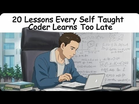 20 Lessons Every Self Taught Coder Learns Too Late