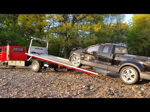 Rc rollback wrecker tow truck