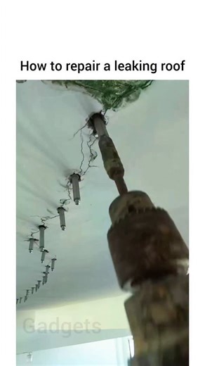 Industrial Gadgets | Repairing a leaking roof involves several key steps: first, locate the source of the leak by inspecting the roof, both externally and... | Instagram