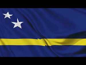 Curaçao Flag Waving animation / free 4k stock footage