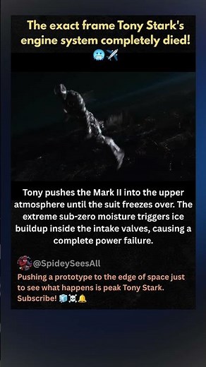THE EXACT MOMENT IRON MAN FROZE MID-AIR 🥶✈️