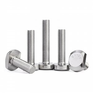 [Hot Item] Factory Price SS304/SS316 T Bolts and Nuts 304 M8 M6 Square Head Bolt