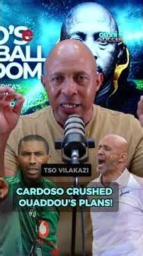 CARDOSO CRUSHED OUADDOU'S PLANS!