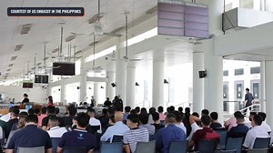 The US Embassy in the Philippines shows a sneak peek of its consular section. This consular section is considered to be one of the largest in the world, which is serving hundreds of visa applicants every day. Related story: https://www.rappler.com/nation/united-states-embassy-manila-debunks-myths-visa-application/ | Rappler