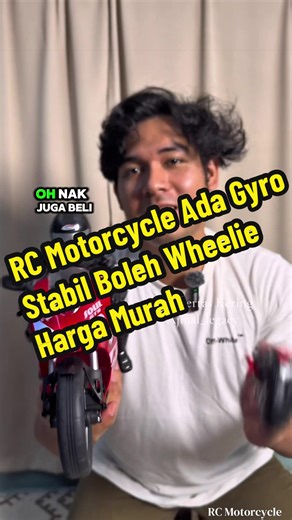 RC Motorcycle Stabil dengan Gyro dan Kemampuan Wheelie
