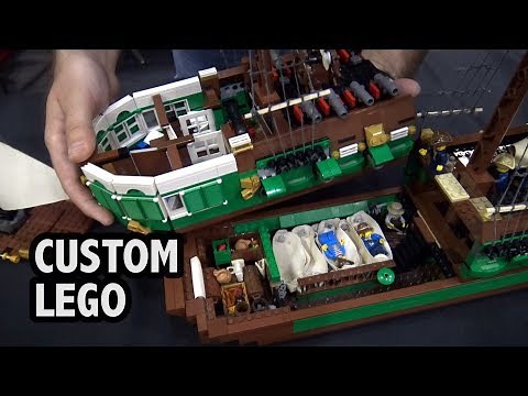LEGO Pirate Ship with Full Interior | Brick Fiesta 2018