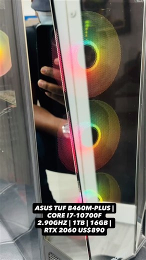 TecnologiaGPC | 💲 Precio: US$890 CPU iBUYPOWER Case en Cristal y RGB 💻 Modelo: Asus TUF Gaming B460m-plus *0675 ♻️ Procesador: Intel Core i7-10700F 2.90GHz... | Instagram