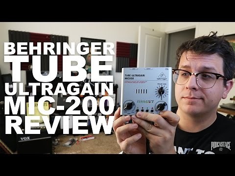 Behringer Tube Ultragain Mic200 Pre Amp Review / Test